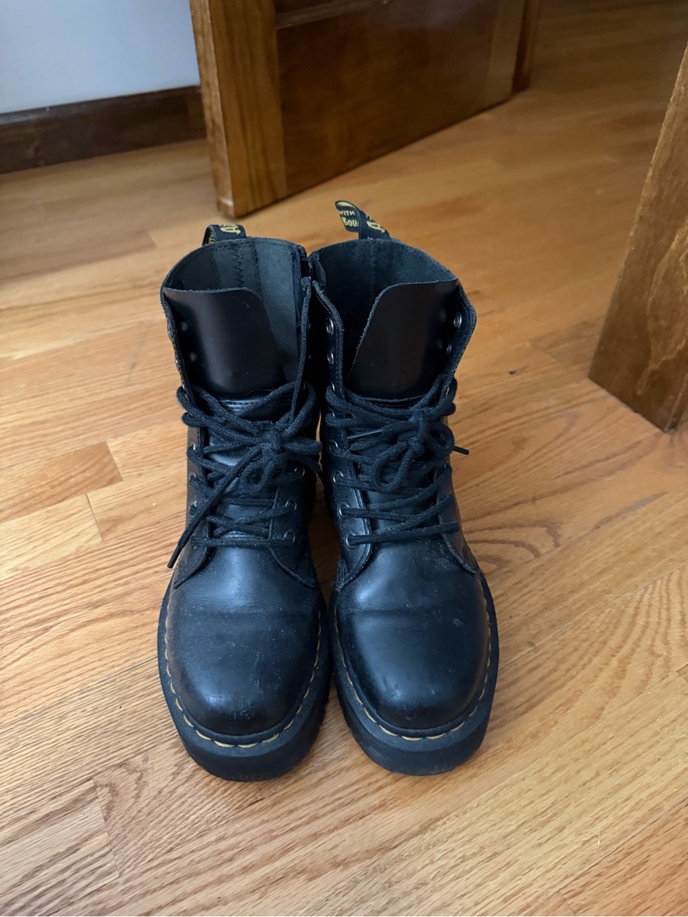 Dr Marten platform boots
